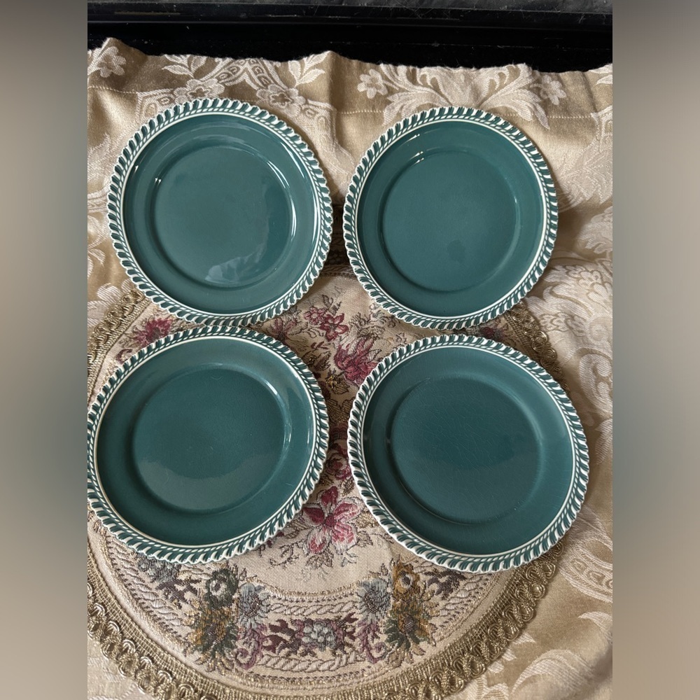 Vintage Corinthian Harver Set of 4 Saucers